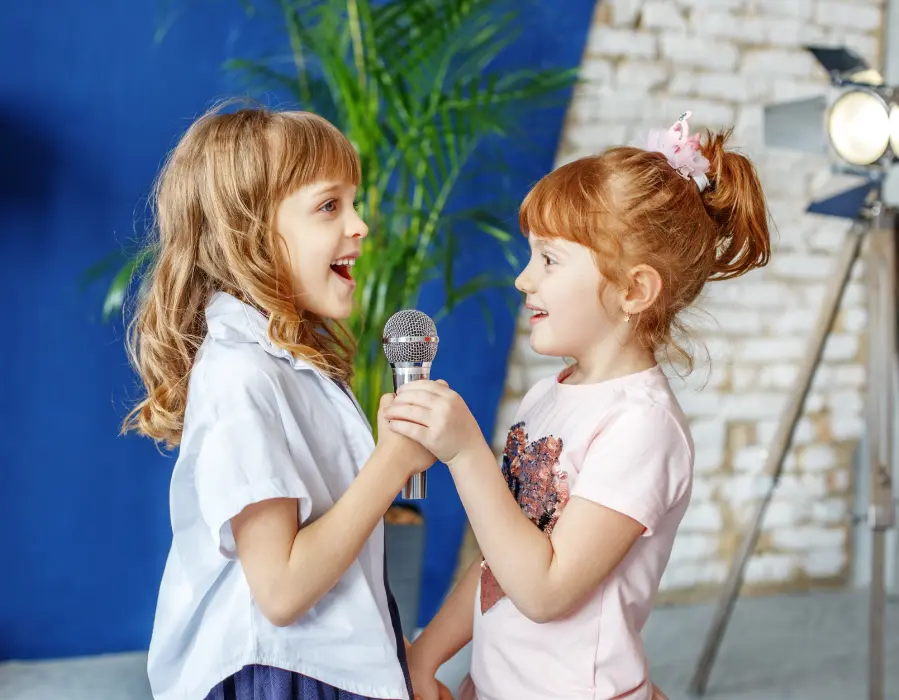 Children learning and creating at Hearts of Joy Creative Academy